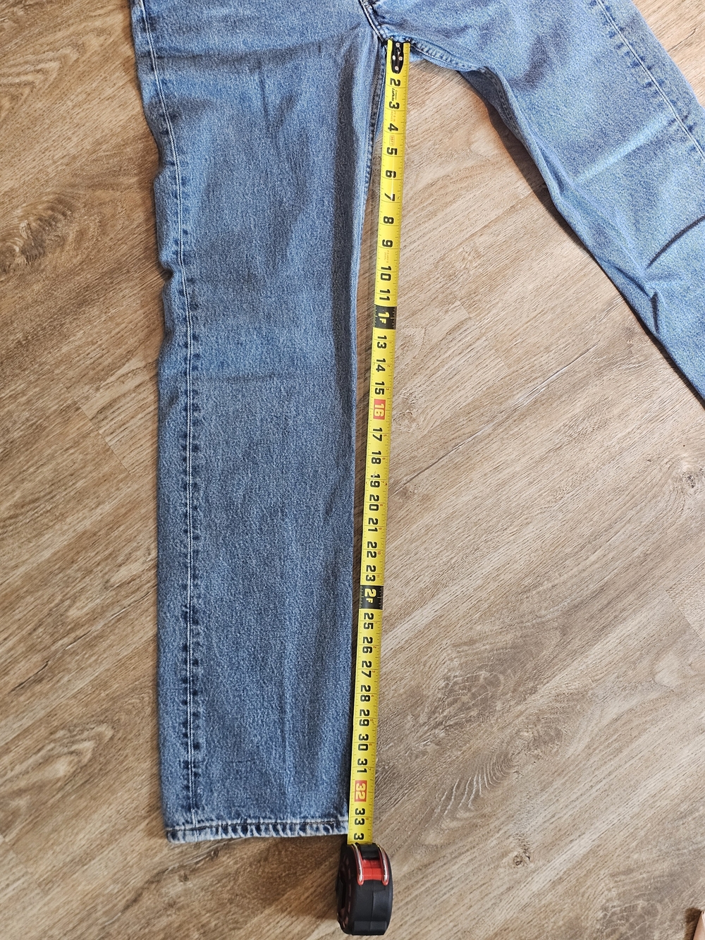 🔥Vintage Y2K Levi's 501 Jeans 32x33 Button Fly Made in Colombia 06/00 Tag 32x36 - Picture 12 of 16